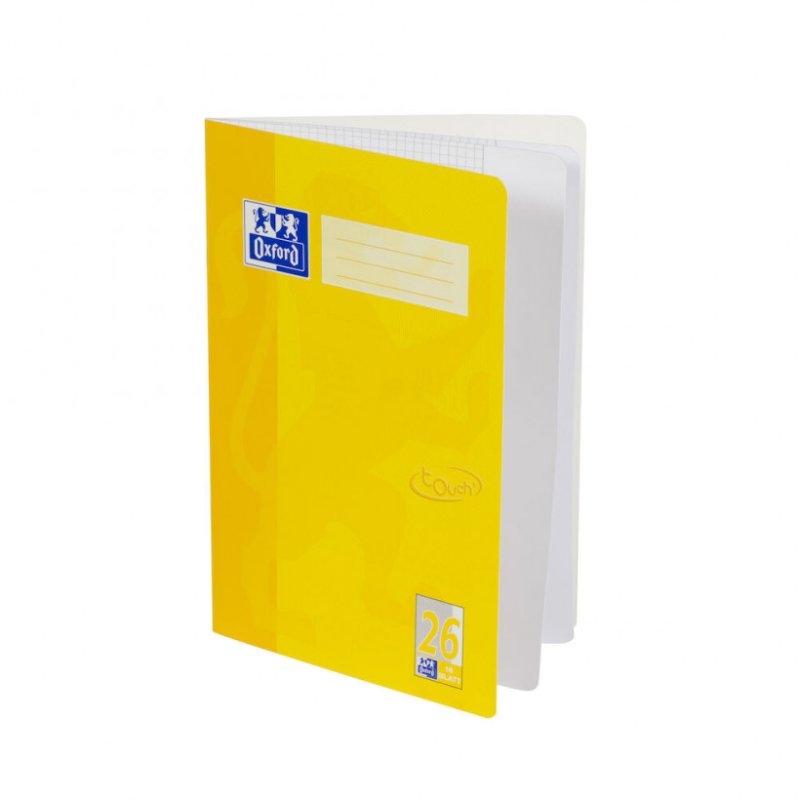 Oxford Schulheft "Touch", DIN A4, Lineatur 26, sonnengelb