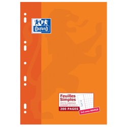 Oxford 100105677 bloc-notes A4 Orange
