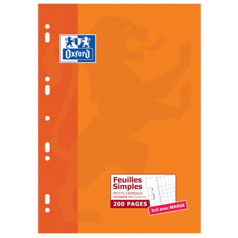 Oxford 100105677 writing notebook A4 Orange
