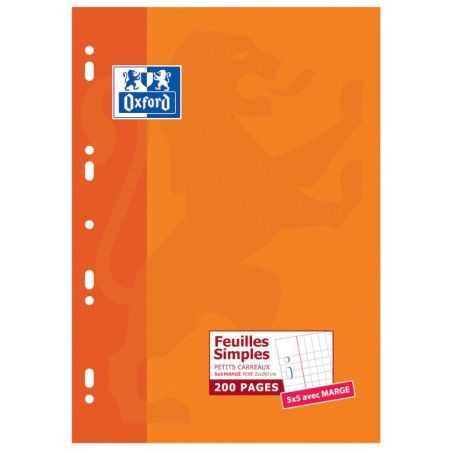 Oxford 100105677 bloc-notes A4 Orange