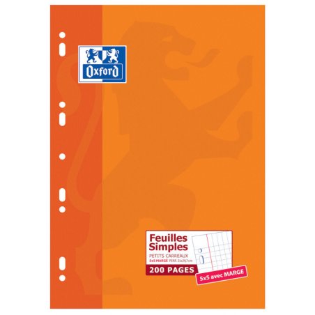 Oxford 100105677 writing notebook A4 Orange