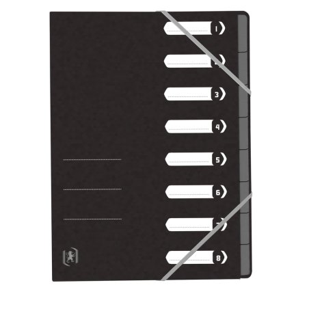 Oxford 400116252 fichier Carton Noir A4