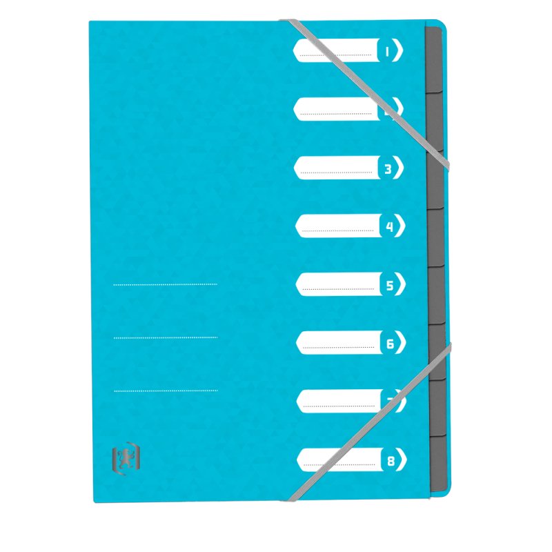 Oxford 400116254 folder Cardboard Light Blue A4