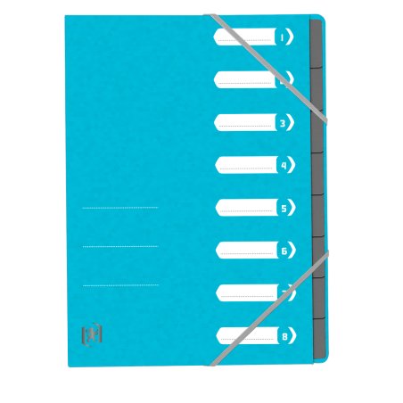 Oxford 400116254 folder Cardboard Light Blue A4