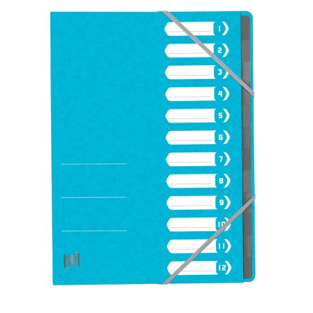 Oxford 400116258 folder Cardboard Light Blue A4