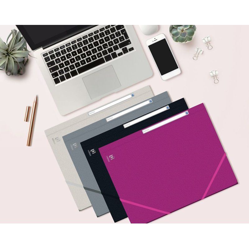 Oxford 400126497 folder Cardboard Black A4