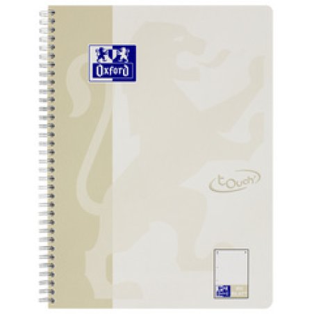 Oxford Cahier spiralé Touch, A4 , pointillé, 160 pages