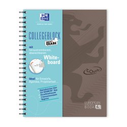 Oxford TOUCH bloc-notes A4 120 feuilles Marron