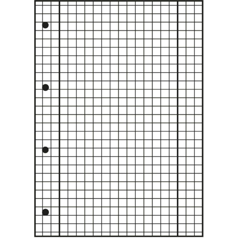 Oxford Feuillets pour classeur, A4, quadrillé, 100 feuilles