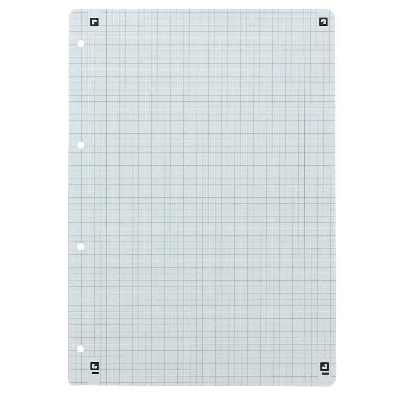 Oxford Feuillets pour classeur, A4, quadrillé, 100 feuilles