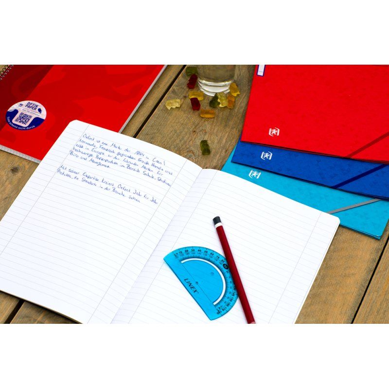 Oxford Feuillets pour classeur, A4, quadrillé, 100 feuilles