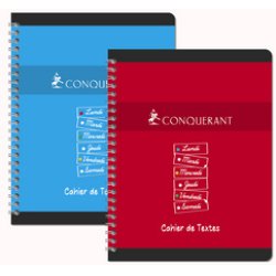 CONQUERANT SEPT Cahier de textes reliure intégrale