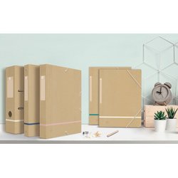 Oxford Classeur à levier rado TOUAREG, dos 80 mm, beige