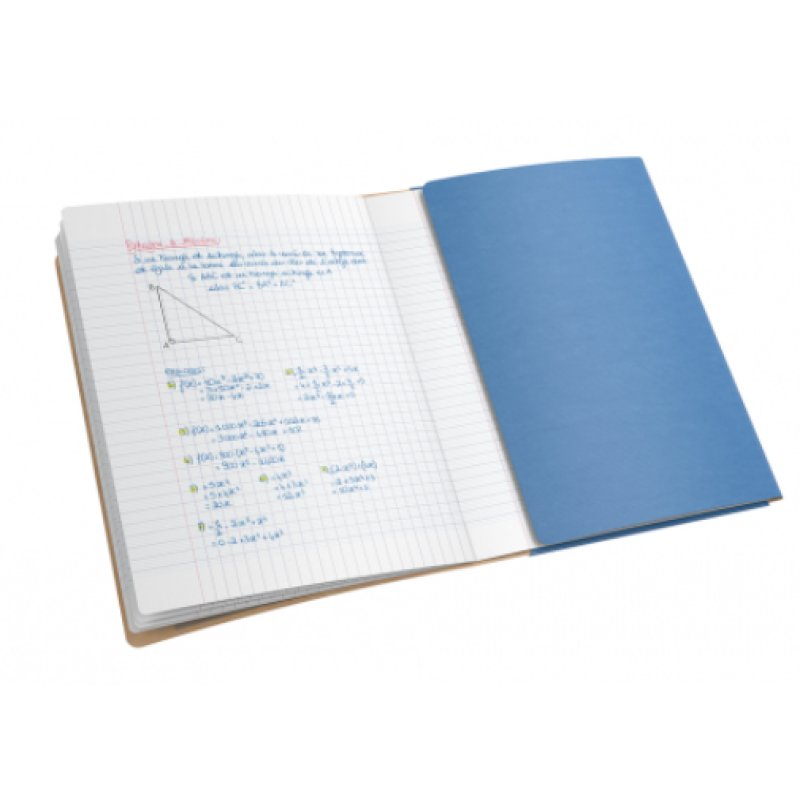 Oxford Cahier piqûre EasyBOOK KRAFT, 240 x 320 mm, assorti