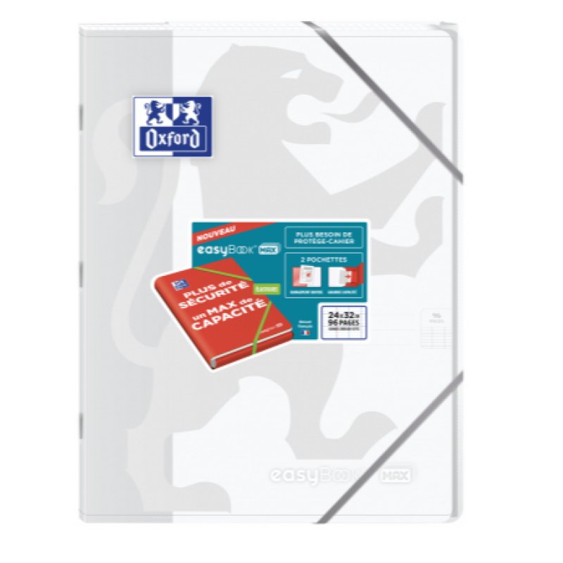 Oxford easyBook bloc-notes 48 feuilles Couleurs assorties
