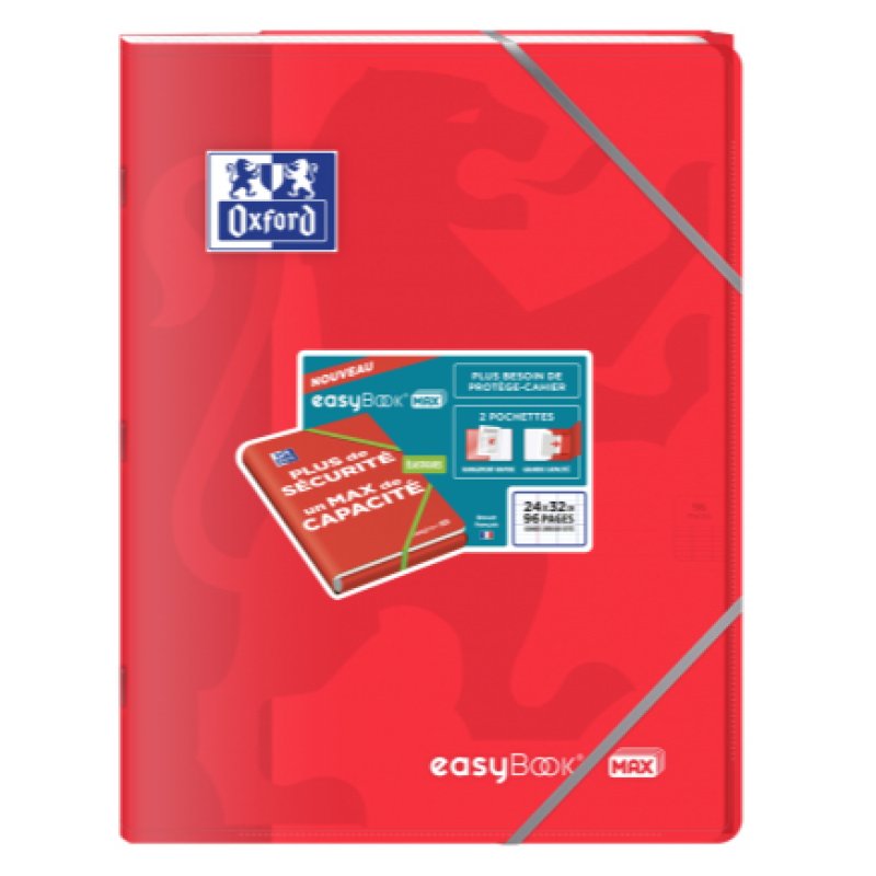 Oxford easyBook writing notebook 48 sheets Assorted colours