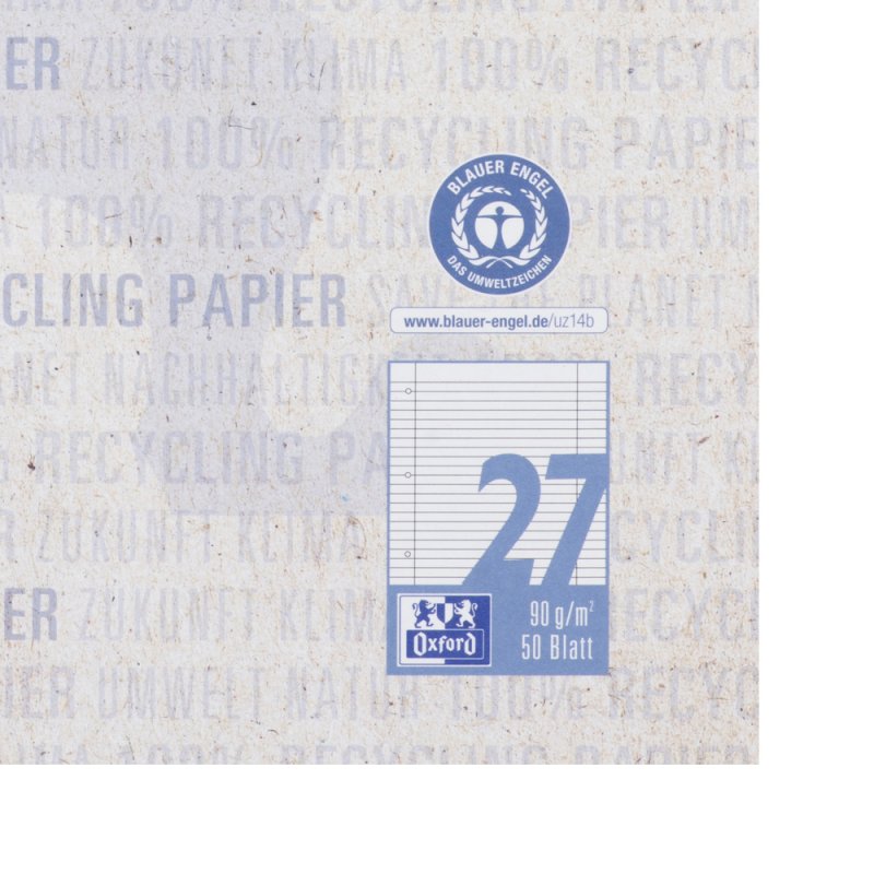 Oxford 400159592 writing notebook A4 50 sheets Blue