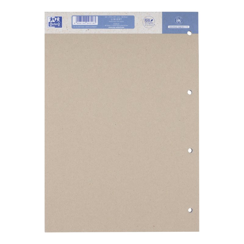 Oxford 400159592 writing notebook A4 50 sheets Blue