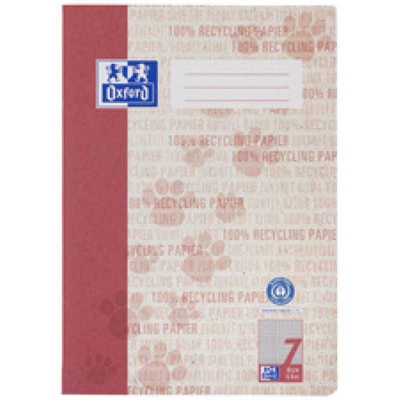 Oxford Schulheft "Recycling", DIN A4, 16 Blatt, Lineatur 2