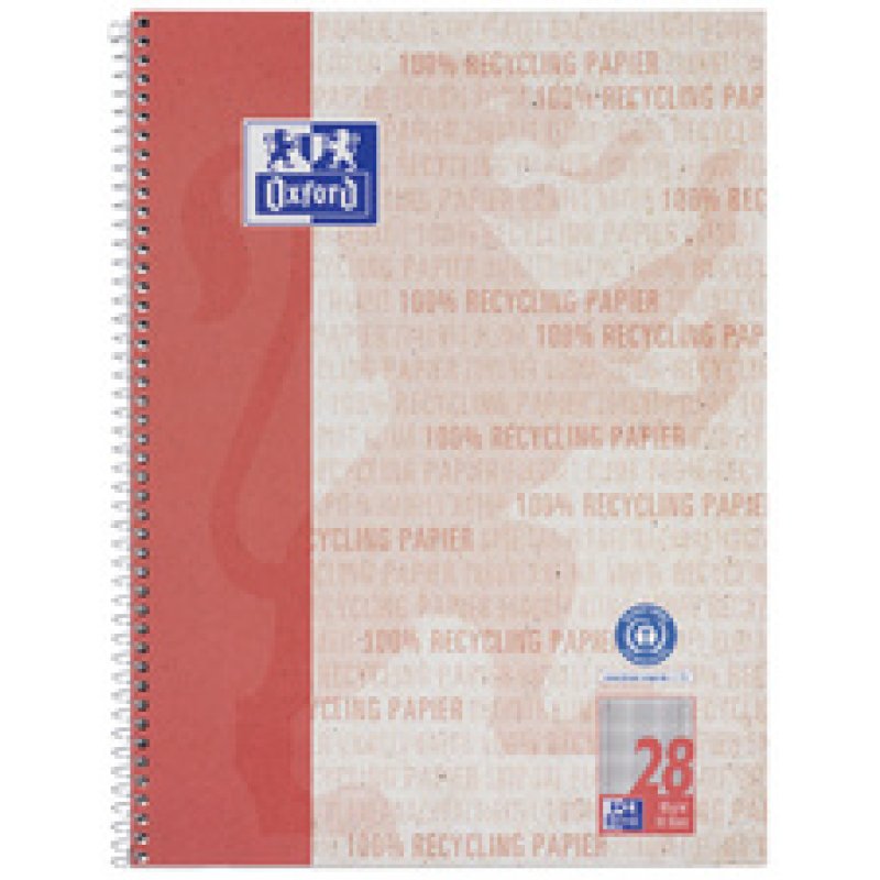 Oxford Collegeblock "Recycling", DIN A4 , 80 Blatt, liniert