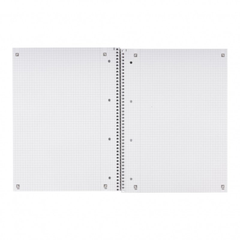 Oxford Cahier à spirales "Recycling", A4 , quadrillé