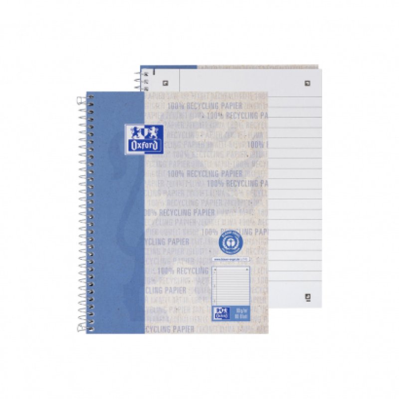 Oxford COLLEGEBLOCK bloc-notes A5 80 feuilles Bleu