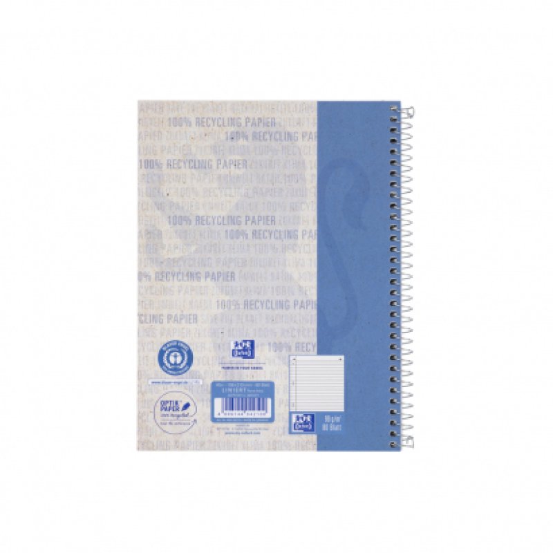 Oxford COLLEGEBLOCK writing notebook A5 80 sheets Blue
