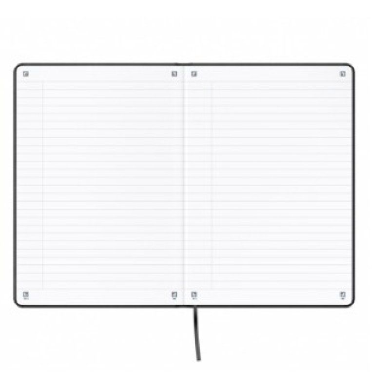Oxford 400154943 bloc-notes A5 80 feuilles Noir