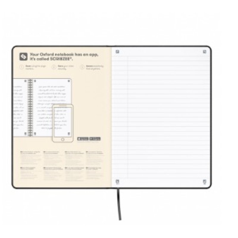 Oxford 400154945 bloc-notes A5 80 feuilles Marine