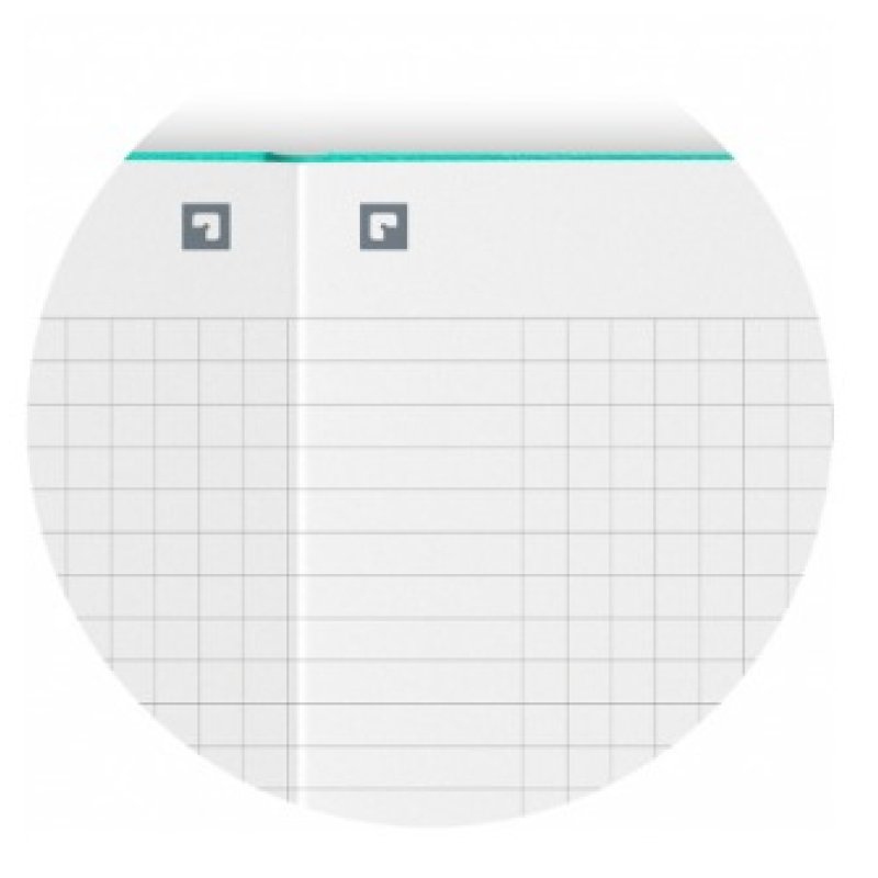 Oxford 400154946 bloc-notes A5 80 feuilles Turquoise