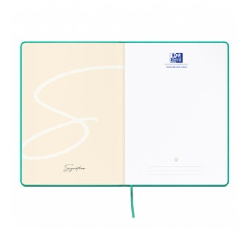 Oxford Carnet de notes Signature, A5, ligné, turquoise