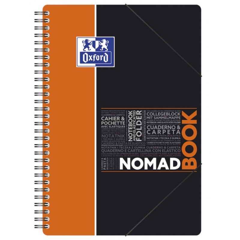 Oxford Etudiants Cahier "NOMADBOOK", B5, quadrillé 5x5