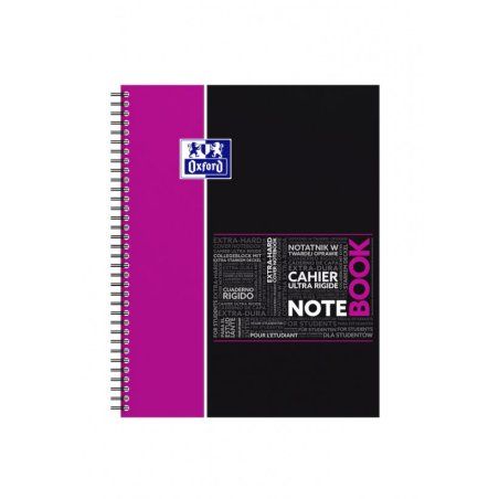 Oxford 400037405 bloc-notes A4 Gris, Rose, Bleu