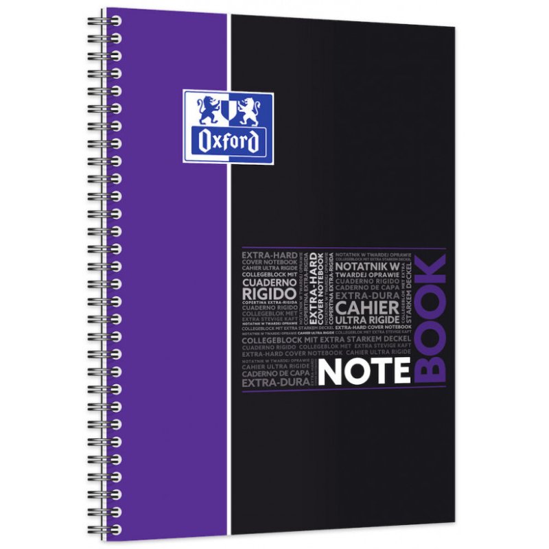 Oxford 400100820 bloc-notes B5 Violet, Rose, Bleu