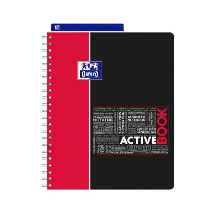 Oxford 400019519 writing notebook A4 Red