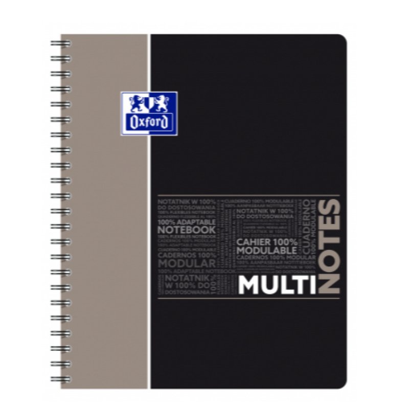 Oxford 400114568 bloc-notes A4 80 feuilles Couleurs assorties