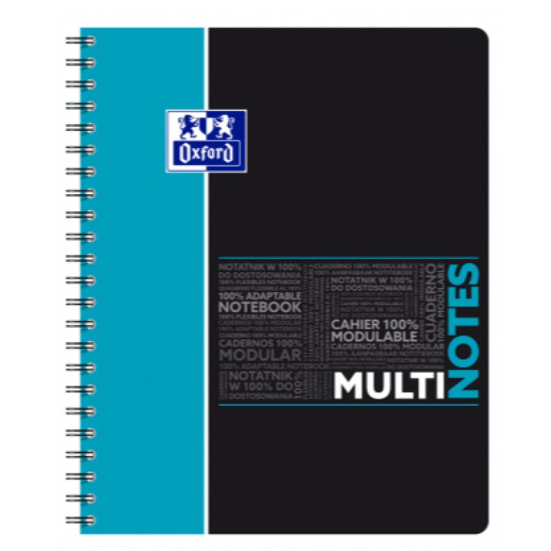 Oxford 400114568 writing notebook A4 80 sheets Assorted colours
