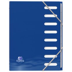 Oxford Trieur "Oceanis", A4, 8 onglets, PP recyclé, assorti