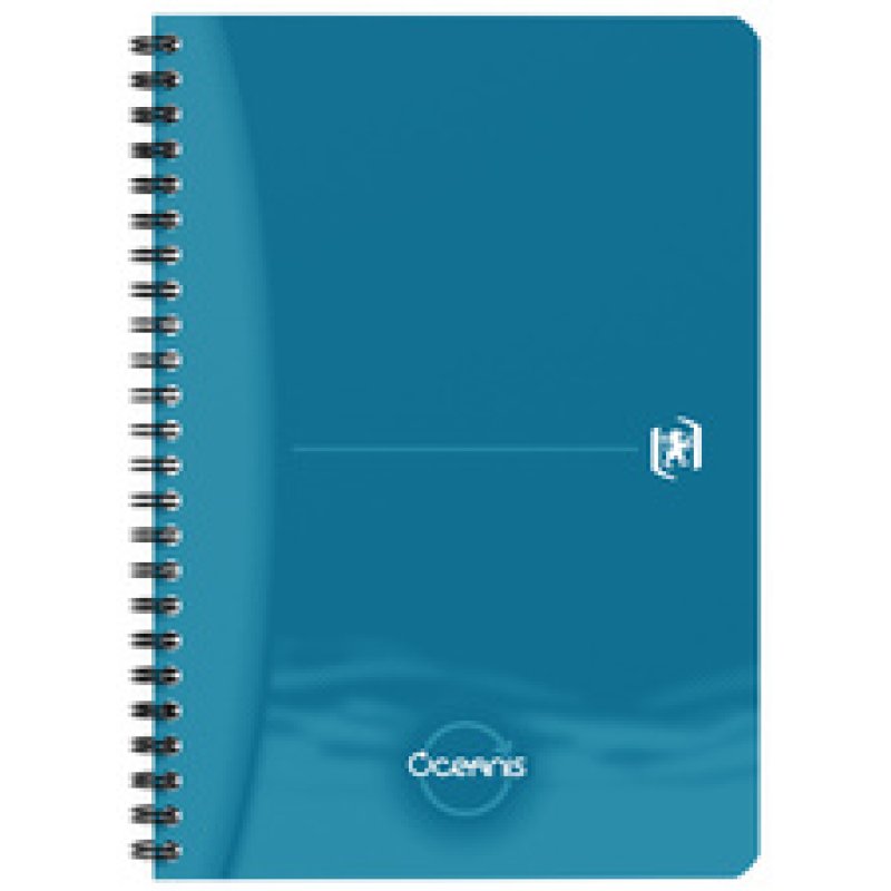 Oxford Office Cahier à spirale "Oceanis", A5, PP, noir