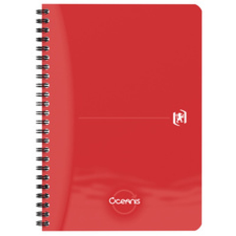 Oxford Office Cahier à spirale "Oceanis", A5, PP, noir