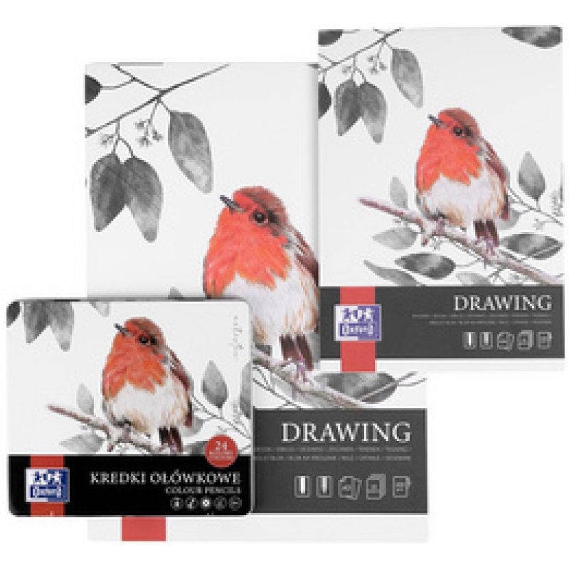 Oxford Art Bloc de dessin "Drawing", A3, 200 g/m2