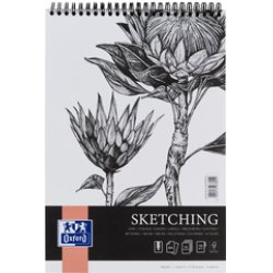 Oxford Art Bloc d'esquisse à spirale "Sketching", A4