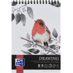 Oxford Art Bloc de dessin à spirale "Drawing", A3, 160 g/m2