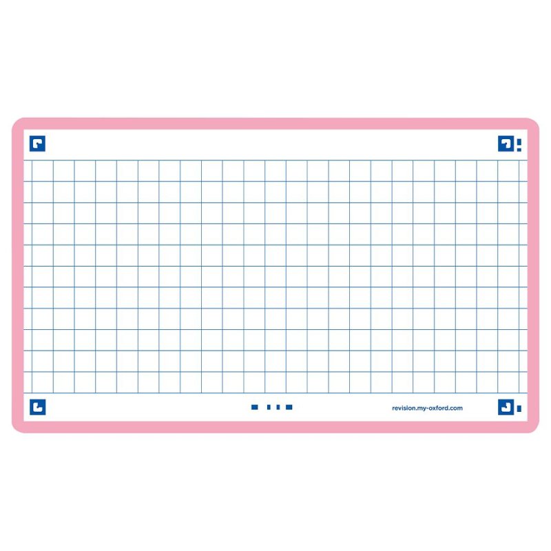 Oxford Fiches "Flash 2.0", 75 x 125 mm, quadrillé, rose