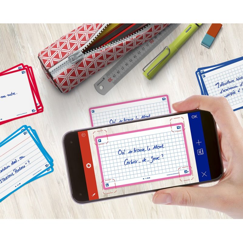 Oxford 400133859 index card Fuchsia 80 pc(s)