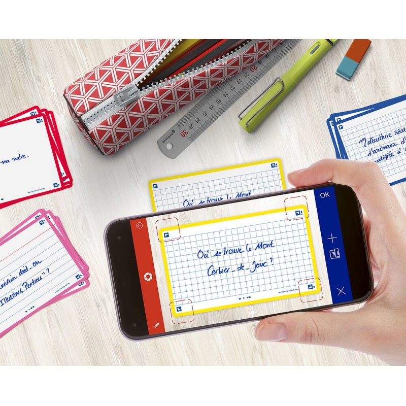 Oxford 400133871 index card Yellow 80 pc(s)