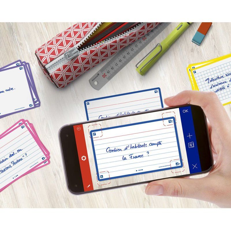 Oxford 400133875 index card Navy 80 pc(s)