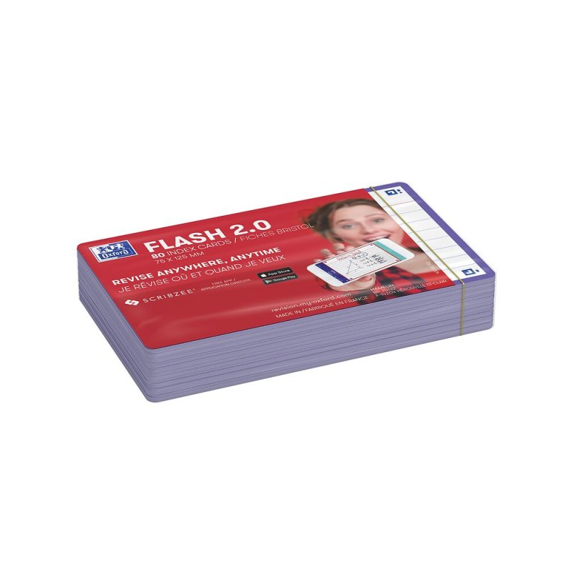 Oxford 400133877 index card Violet 80 pc(s)