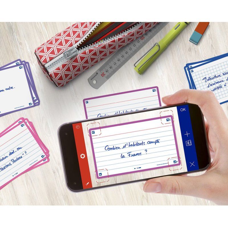 Oxford 400133878 index card Purple 80 pc(s)