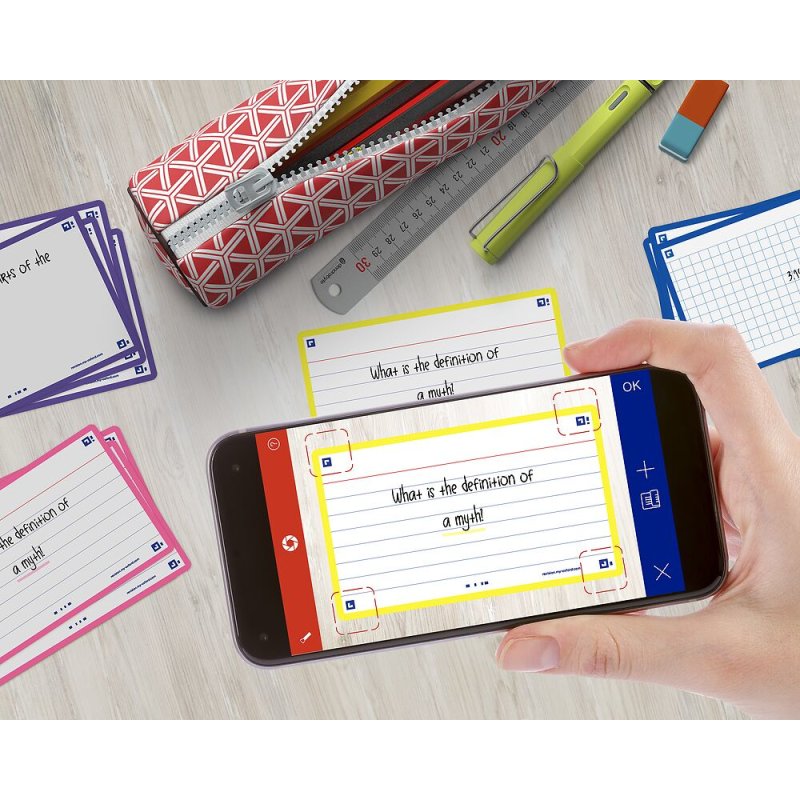 Oxford 400133883 index card Yellow 80 pc(s)